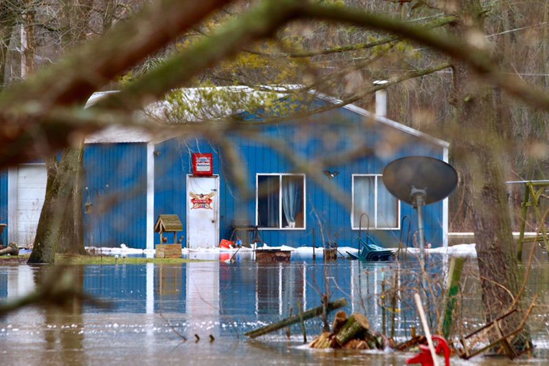 Homes flooded in south Lake County